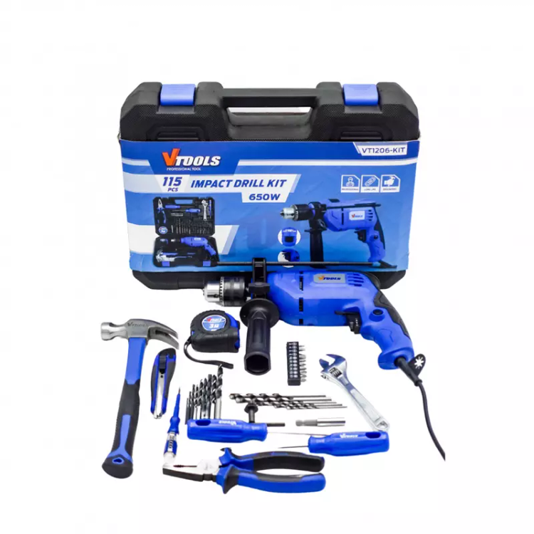 مجموعه دریل و ابزار 115 پارچه ویتولز VT1206-KIT