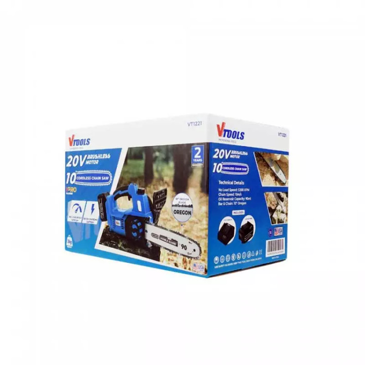 اره شارژی زنجیری وی تولز مدل VT1221