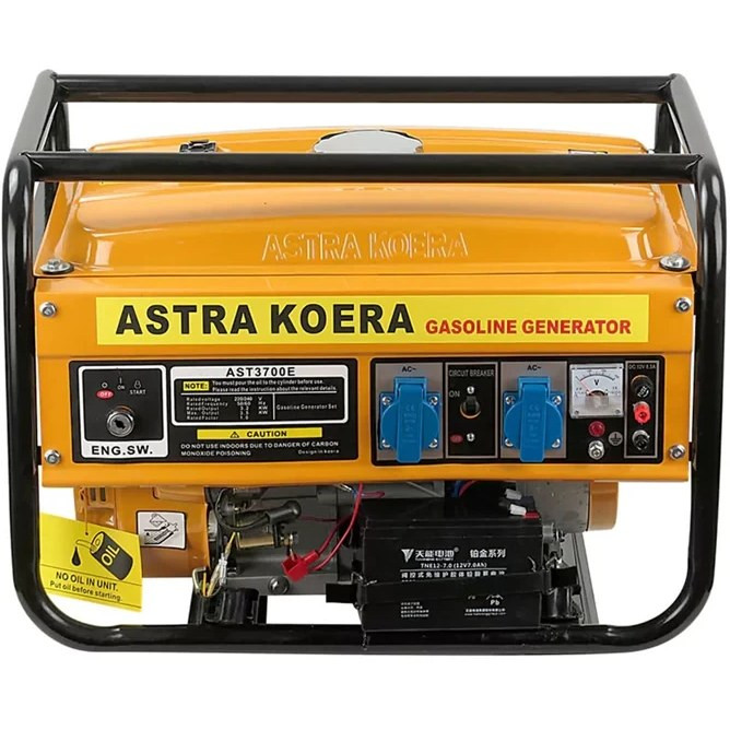موتور برق آسترا مدل AST3700E ظرفیت ۳.۵ کیلو وات استارتی